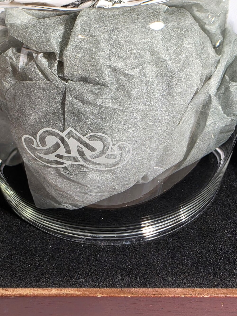 Set of 2 Vintage McCormick's Imported Irish Whiskey Rocks Glasses Bubble Base - Picture 7 of 9